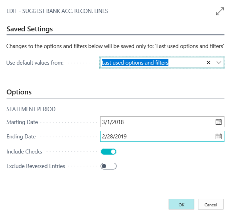 Bank Reconciliation in Dynamics 365