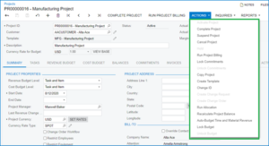 Acumatica New Project Features 2021R1