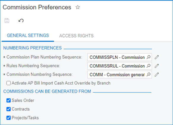 Advanced Commissions for Acumatica Release Notes
