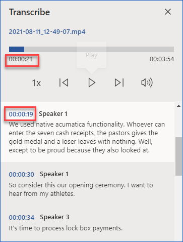 Transcribe Audio Files in Word