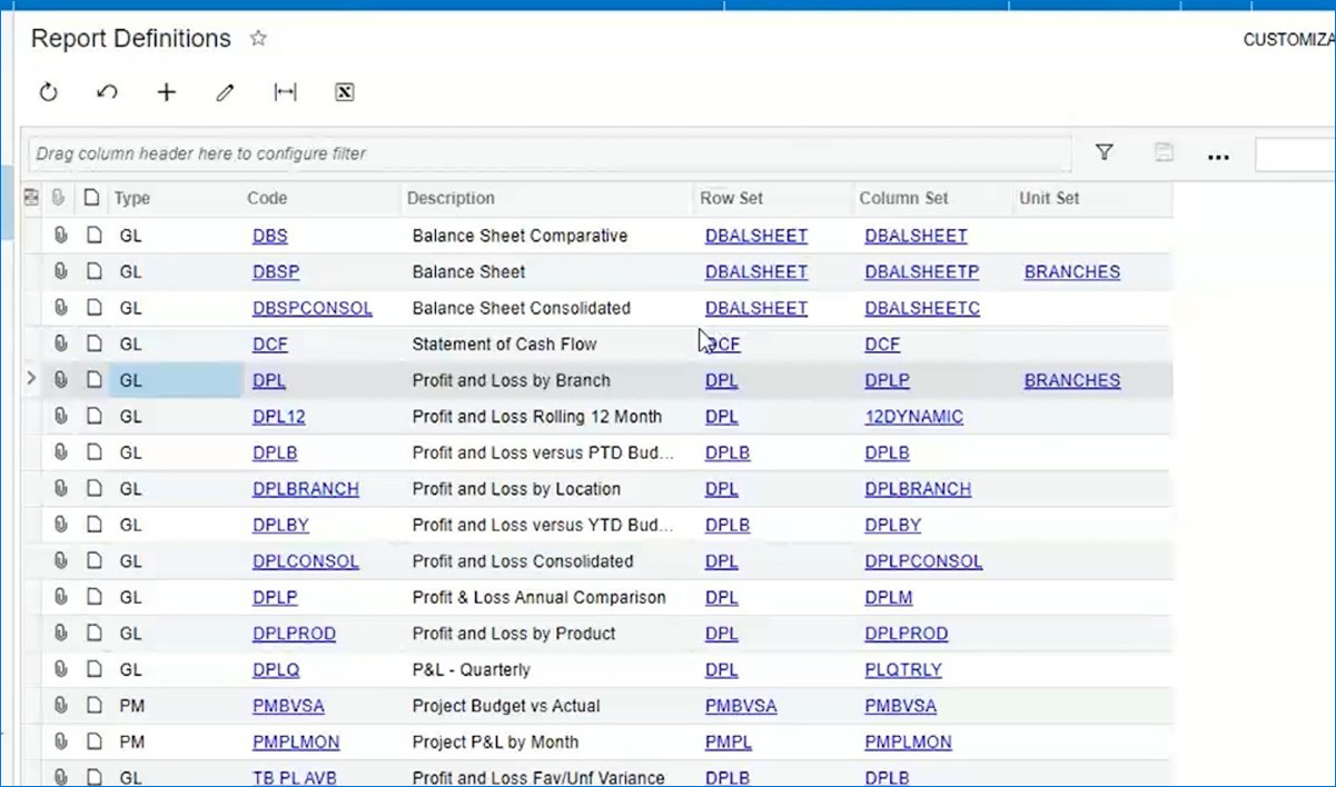 Setting up ARM Reports in Acumatica
