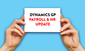 Dynamics GP Payroll and HR update