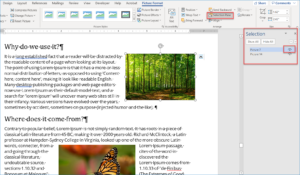 Arranging Images in Microsoft Word