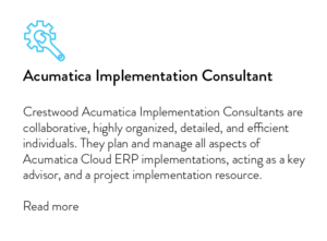 Crestwood Acumatica Implementation Consultant