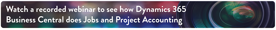 Jobs and Project Accounting in Dynamics 365 Business Central ...